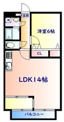 パセオプラシード袋原の物件間取画像